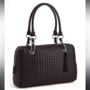 Calvin Klein Black Quilted Shoulder Bag